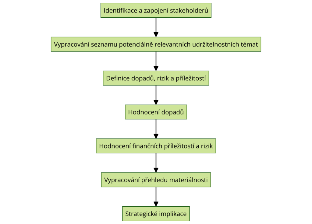 Proces hodnocení dvojí materiality 